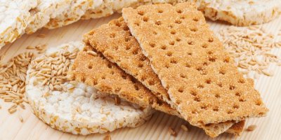 Knäckebroty a rýžové chlebíčky