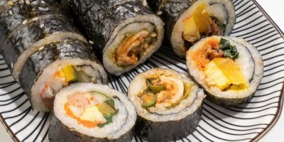 Korejské rolky kimbap