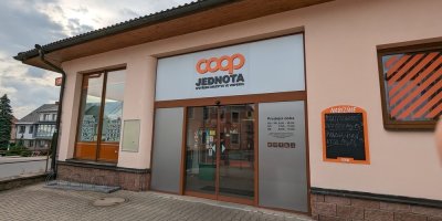 Prodejna COOP na vesnici