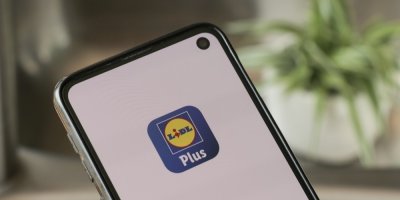 Mobilní aplikace Lidl na telefonu