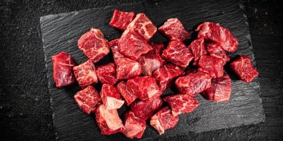 Kousky hovězího masa na guláš