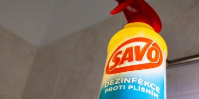 Láhev dezinfekce Savo