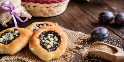 Kynuté koláče s povidly