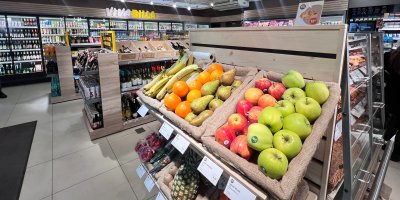 Pohled do supermarketu VIVA BILLA 