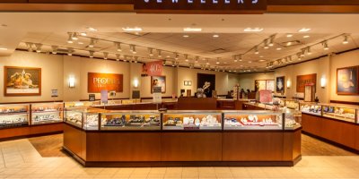 Interiér klenotnictví