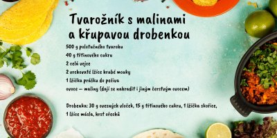 Ingredience na tvarožník