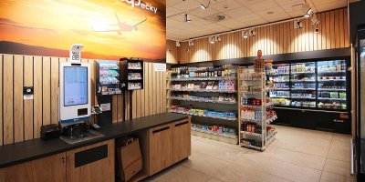 Plně automatizovaná prodejna COOP na letišti Leoše Janáčka v Ostravě