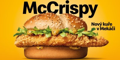 McDonald’s McCrispy hamburger