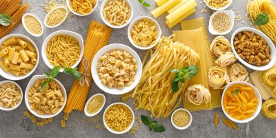 Různé druhy těstovin