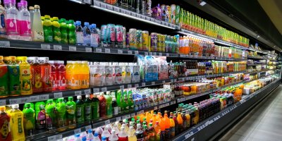 Nápoje v obchodě