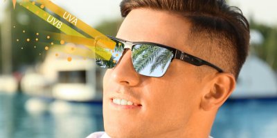 Muž ve slunečních brýlích