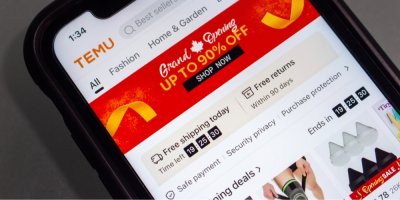 Vyhledávání zboží na internetovém tržišti Temu