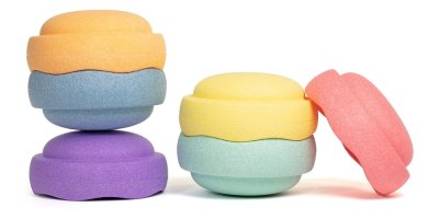 Plastové balanční kameny Stapelstein. Hračky určené pro rozvoj kreativity