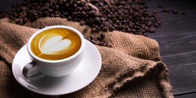 Šálek kávy se srdíčkem 