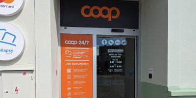 Samoobslužná prodejna 24/7 Coop Uherský Ostroh