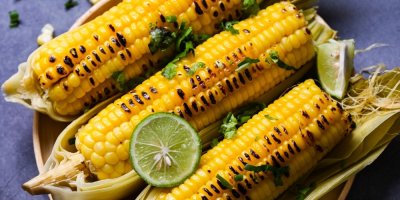 Grilovaná kukuřice s limetou