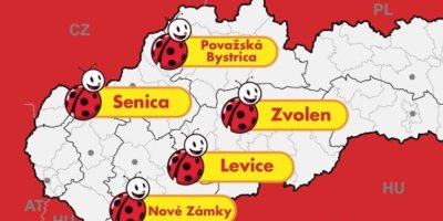 Mapa slovenských měst, kde všude otevře Biedronka na Slovensku 