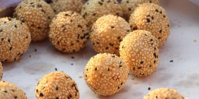 Bramborové krokety se sezamem 