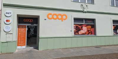 První samoobslužná prodejna COOP otevřená ve Zlínském kraji.