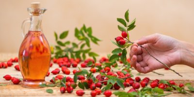 Šípky, olej a ruka držící větvičku se šípky