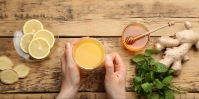 Šálek čaje a zázvor