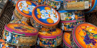 Boxy na sušenky s halloweenskými motivy