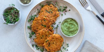 Placky s avokádovým dipem