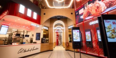 Vnitřní prodejny restaurace KFC