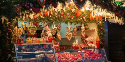 Stánek na adventním trhu