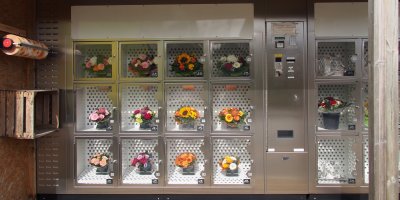 Automat s květinami