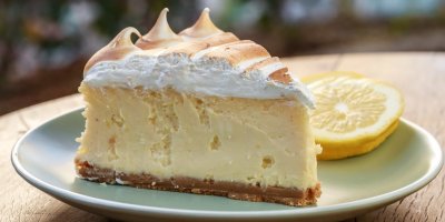 Dort se šlehačkou na talíři s citronem