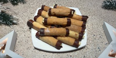 Plněné trubičky krémem 