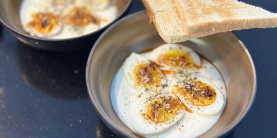 Vejce na hniličku na styl tureckých vajec