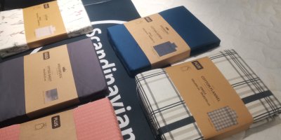 Různé druhy ložního prádla