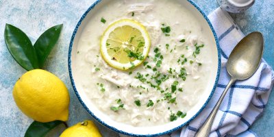 Citronová polévka s rýží