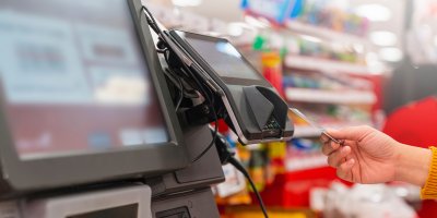 Placení na samoobslužné pokladně