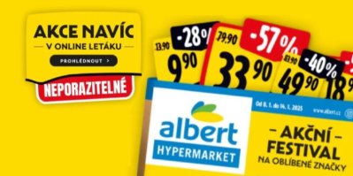 Albert letáky pro supermarkety a hypermarkety jsou každý týden plné akčních a neporazitelných cen