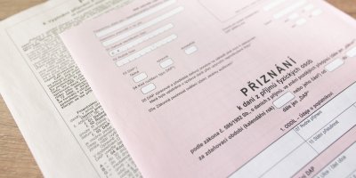 Tištěný formulář daňového přiznání