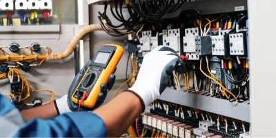 Muž provádí zátěžové měření 