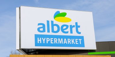 Logo Albert hypermarket