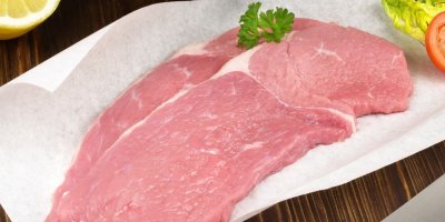 Tenký plátek telecí kýty