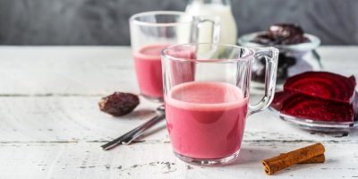 Cappuccino s červenou řepou