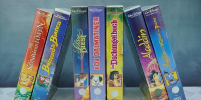 VHS kazety s pohádkami