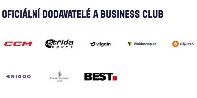 Loga oficiálních dodavatelů Českého hokeje