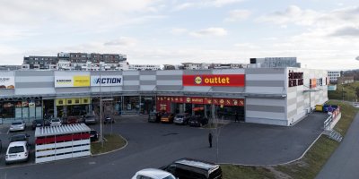 Pohled na prodejnu Lidl outlet v Praze Štěrboholích 