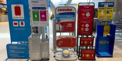 Konstrukce pro měření zavazadel