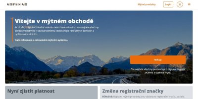 Náhled webu rakouských dálnic