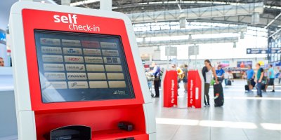 Samoobslužný kiosek na letišti