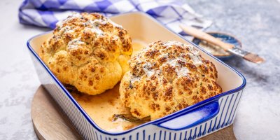 Zapečený květák v pekáči