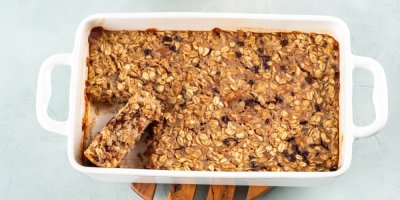 Pečený dezert s ovesnými vločkami